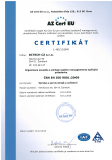 Certifikat ISO CZ